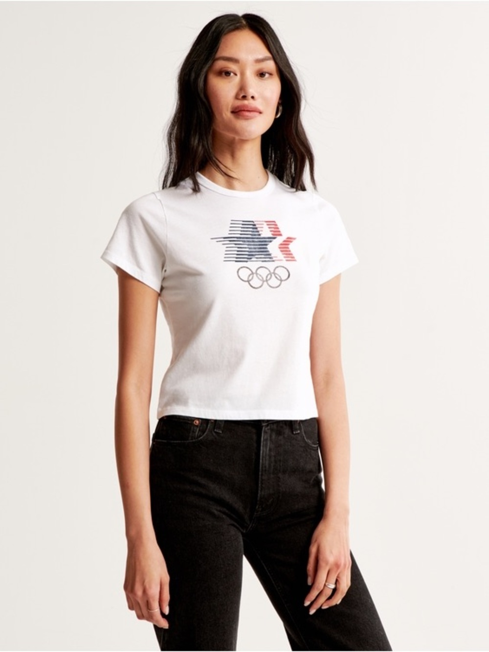 American Heritage Olympic Graphic Tee Large NWT Patriotic USA T-Shirt